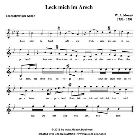 leck mich im arsch mozart wiki|mozart lich mein arsch lyrics.